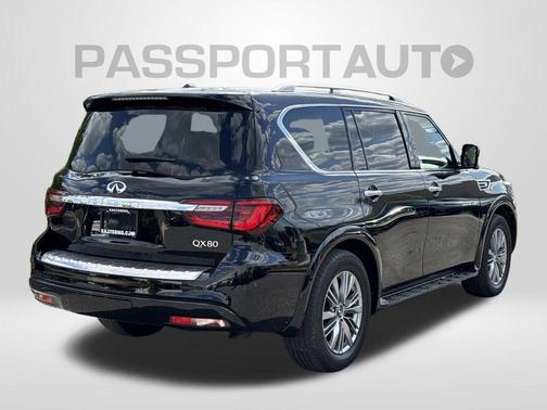 Black Obsidian 2021 INFINITI QX80 Luxe