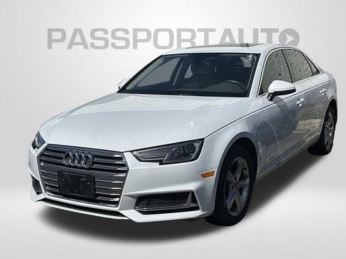 White 2019 Audi A4 2.0T Premium