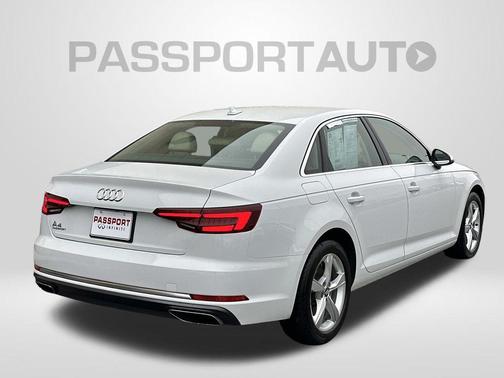 White 2019 Audi A4 2.0T Premium