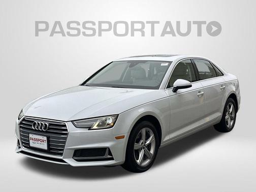 White 2019 Audi A4 2.0T Premium