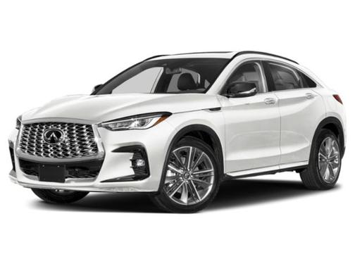 Majestic White 2023 INFINITI QX55 LUXE