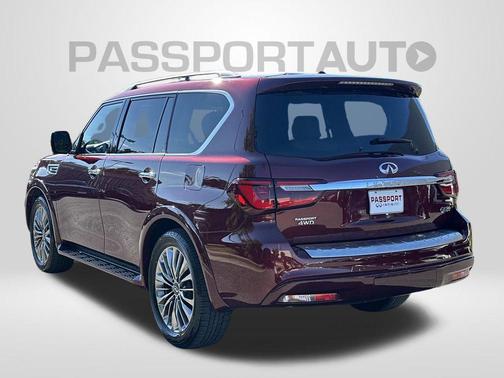 Coulis Red 2021 INFINITI QX80 SENSORY AWD