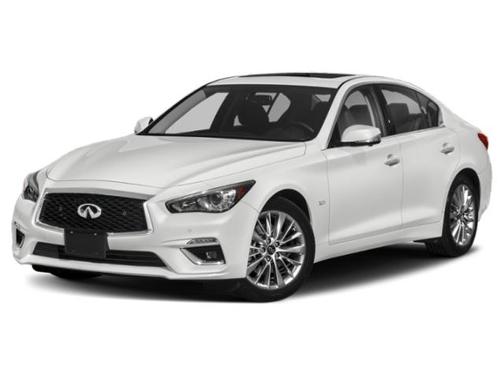 Pure White 2020 INFINITI Q50 3.0t LUXE