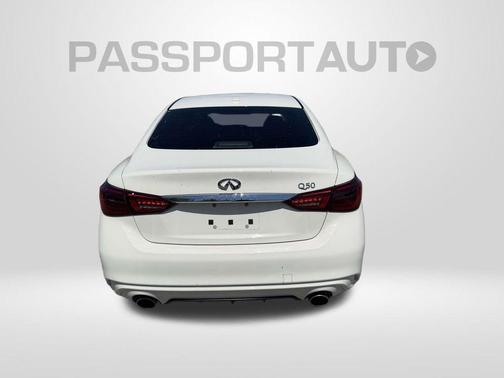 Pure White 2020 INFINITI Q50 3.0t LUXE