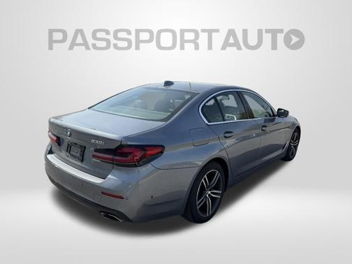Bluestone Metallic 2021 BMW 530 530i