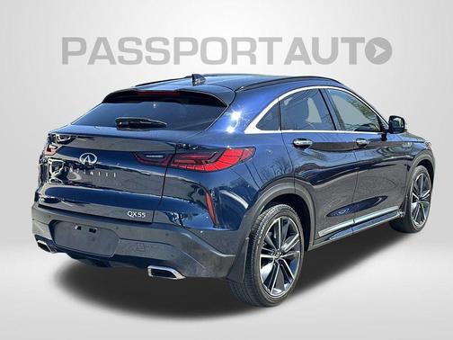 Hermosa Blue 2024 INFINITI QX55 LUXE