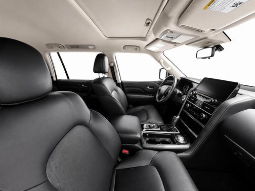 Moonstone White 2024 INFINITI QX80 Luxe