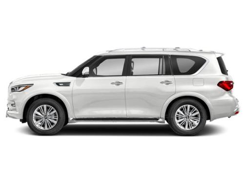 Moonstone White 2024 INFINITI QX80 Luxe