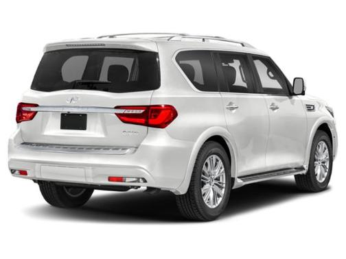 Moonstone White 2024 INFINITI QX80 Luxe