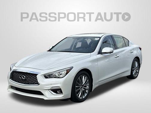 Majestic White 2024 INFINITI Q50 3.0t LUXE