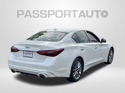 Majestic White 2024 INFINITI Q50 3.0t LUXE