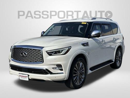 Moonstone White 2018 INFINITI QX80 Base
