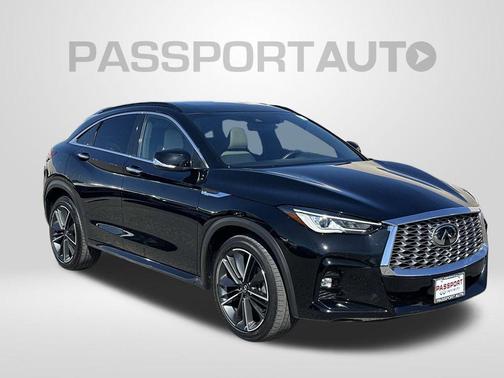Black Obsidian 2025 INFINITI QX55 LUXE