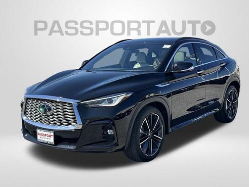 Black Obsidian 2025 INFINITI QX55 LUXE
