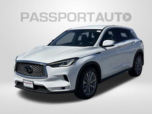 Lunar White 2023 INFINITI QX50 PURE