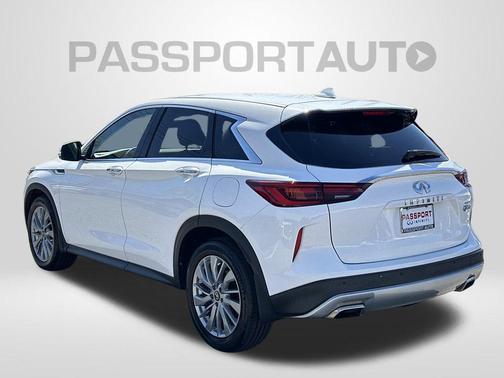 Lunar White 2023 INFINITI QX50 PURE