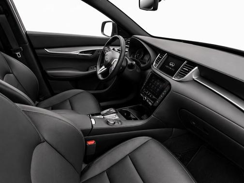 Black Obsidian 2025 INFINITI QX55 LUXE