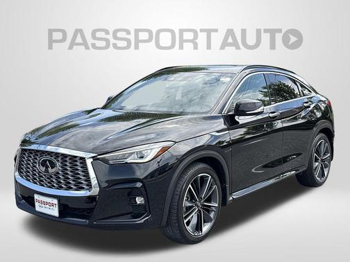 Black Obsidian 2025 INFINITI QX55 LUXE