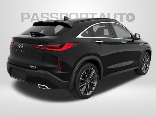 Black Obsidian 2025 INFINITI QX55 LUXE