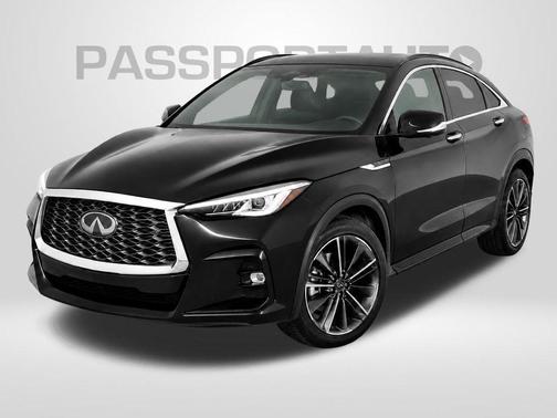 Black Obsidian 2025 INFINITI QX55 LUXE