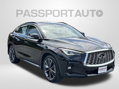 Black Obsidian 2025 INFINITI QX55 LUXE