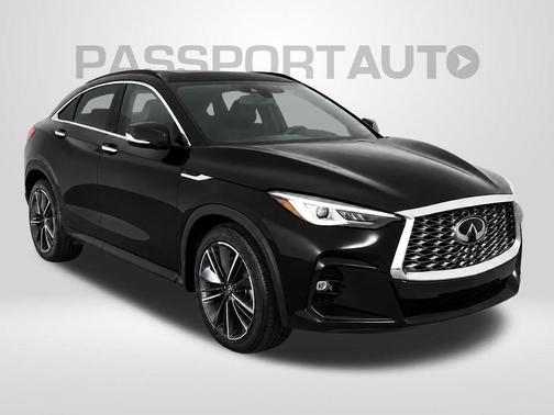 Black Obsidian 2025 INFINITI QX55 LUXE