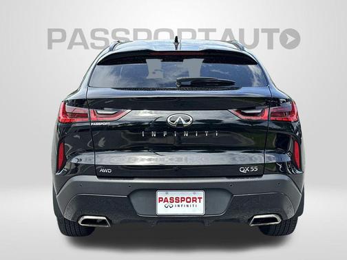 Black Obsidian 2025 INFINITI QX55 LUXE
