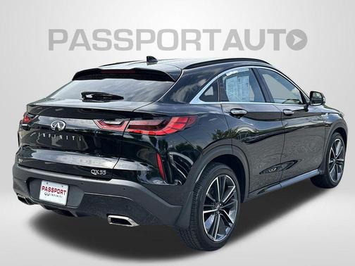 Black Obsidian 2025 INFINITI QX55 LUXE