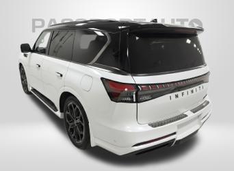 Radiant White/Black Obsidian 2026 INFINITI QX80 SPORT AWD