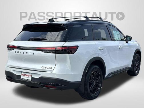Radiant White/Black Obsidian 2027 INFINITI QX60 SPORT AWD