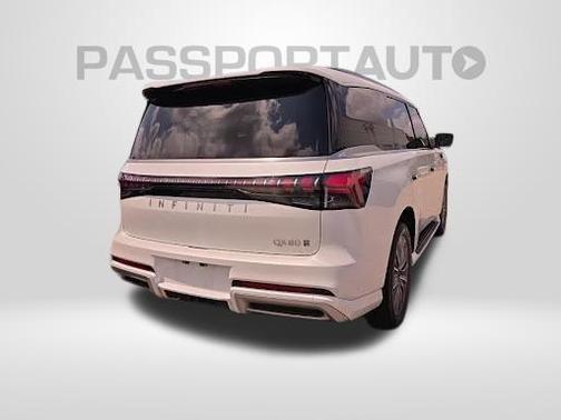Radiant White 2025 INFINITI QX80 SENSORY AWD