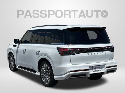 Radiant White 2025 INFINITI QX80 SENSORY AWD