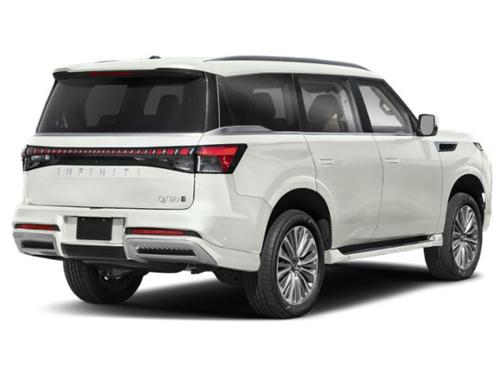 Radiant White 2025 INFINITI QX80 SENSORY AWD