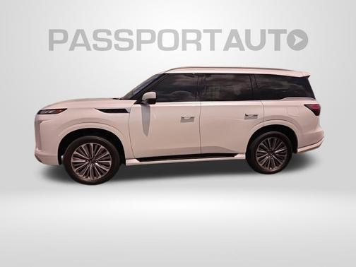 Radiant White 2025 INFINITI QX80 SENSORY AWD
