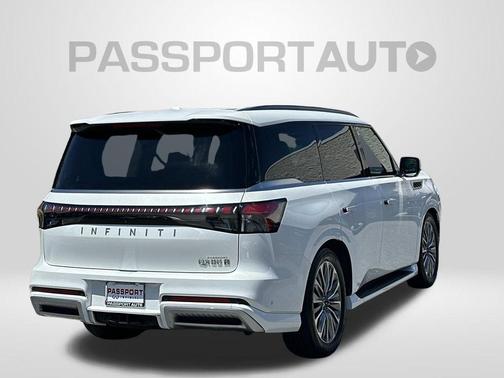 Radiant White 2025 INFINITI QX80 SENSORY AWD