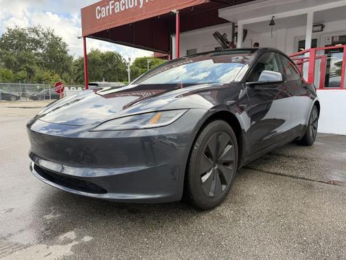 Stealth Grey 2025 Tesla Model 3 Long Range