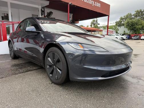 Stealth Grey 2025 Tesla Model 3 Long Range