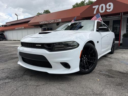 White Knuckle Clearcoat 2023 Dodge Charger Scat Pack