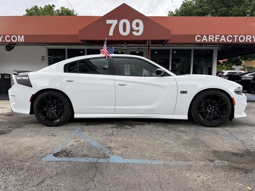 White Knuckle Clearcoat 2023 Dodge Charger Scat Pack
