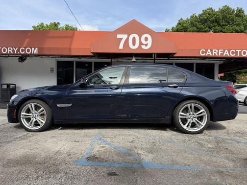 BLUE 2014 BMW 740 Li