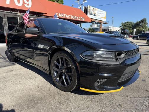 Pitch Black Clearcoat 2023 Dodge Charger GT