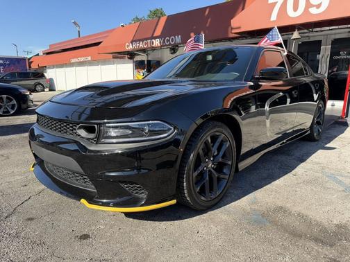 Pitch Black Clearcoat 2023 Dodge Charger GT