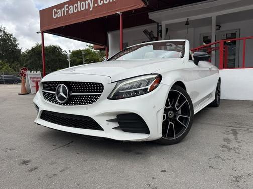Polar White 2021 Mercedes-Benz C-Class Cabriolet