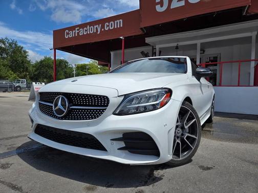 Polar White 2021 Mercedes-Benz C-Class Cabriolet