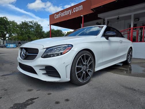 Polar White 2021 Mercedes-Benz C-Class Cabriolet