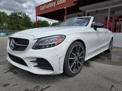 Polar White 2021 Mercedes-Benz C-Class Cabriolet