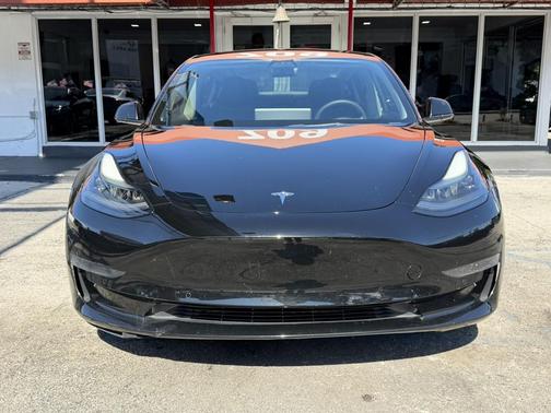 Solid Black 2021 Tesla Model 3 Standard Range Plus