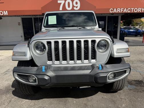 Silver Zynith Clearcoat 2023 Jeep Wrangler 4xe Sahara