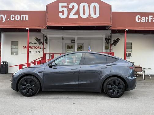 Stealth Grey 2025 Tesla Model Y Long Range Dual Motor Rear-Wheel Drive