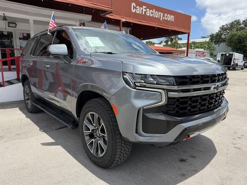 Satin Steel Metallic 2021 Chevrolet Tahoe 4WD Z71